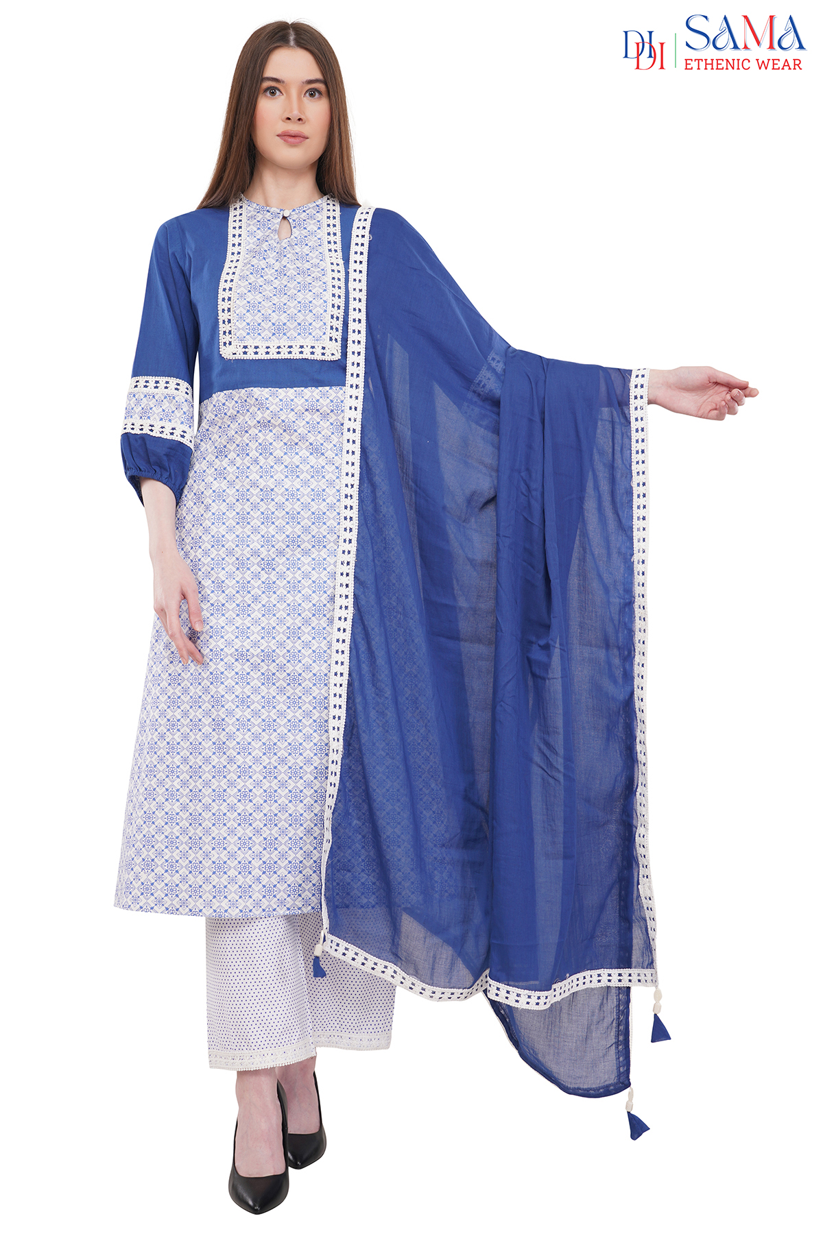 Kurti Set Balloon Sleeves