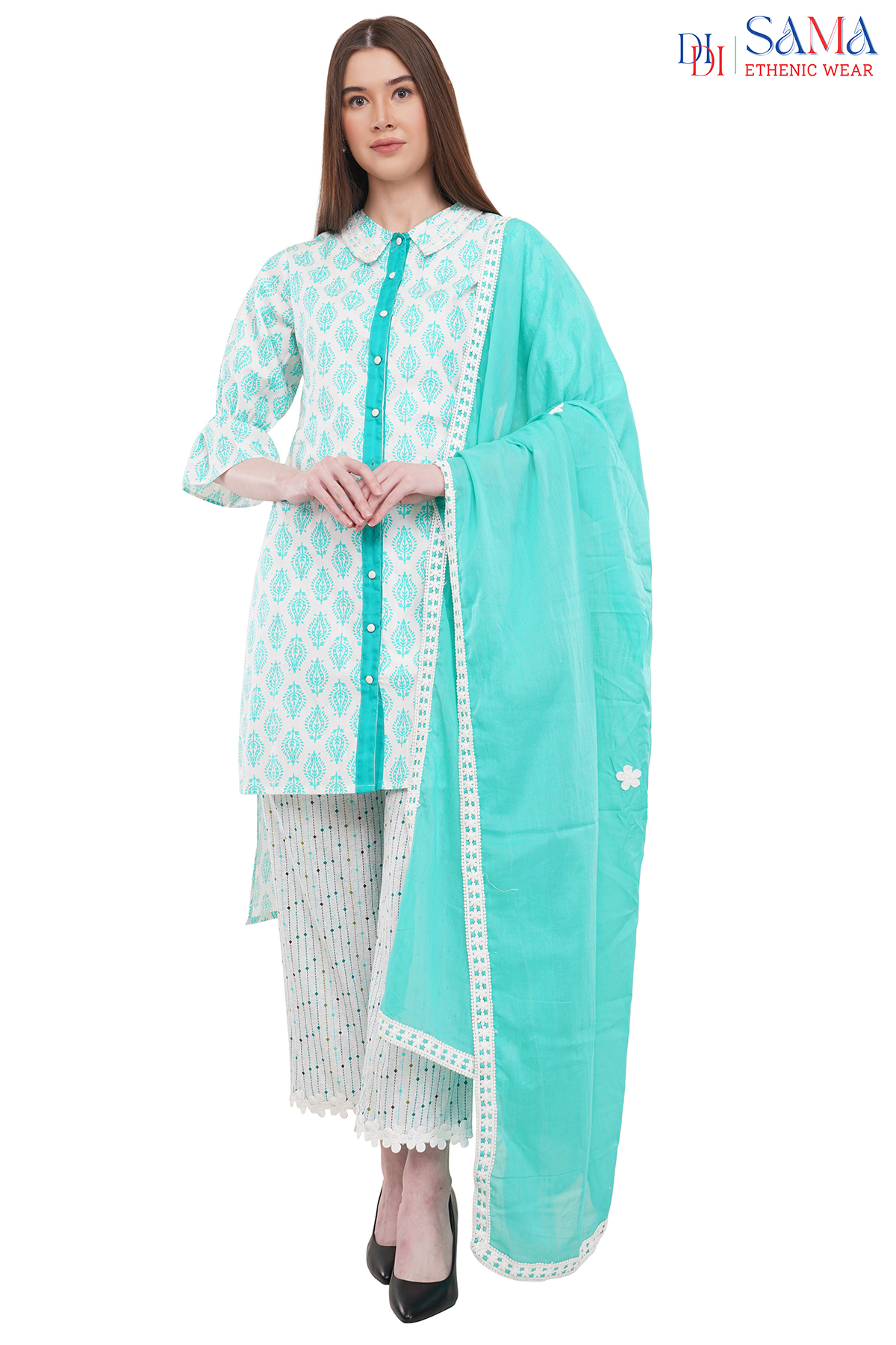 Kurti Set Flower Lace