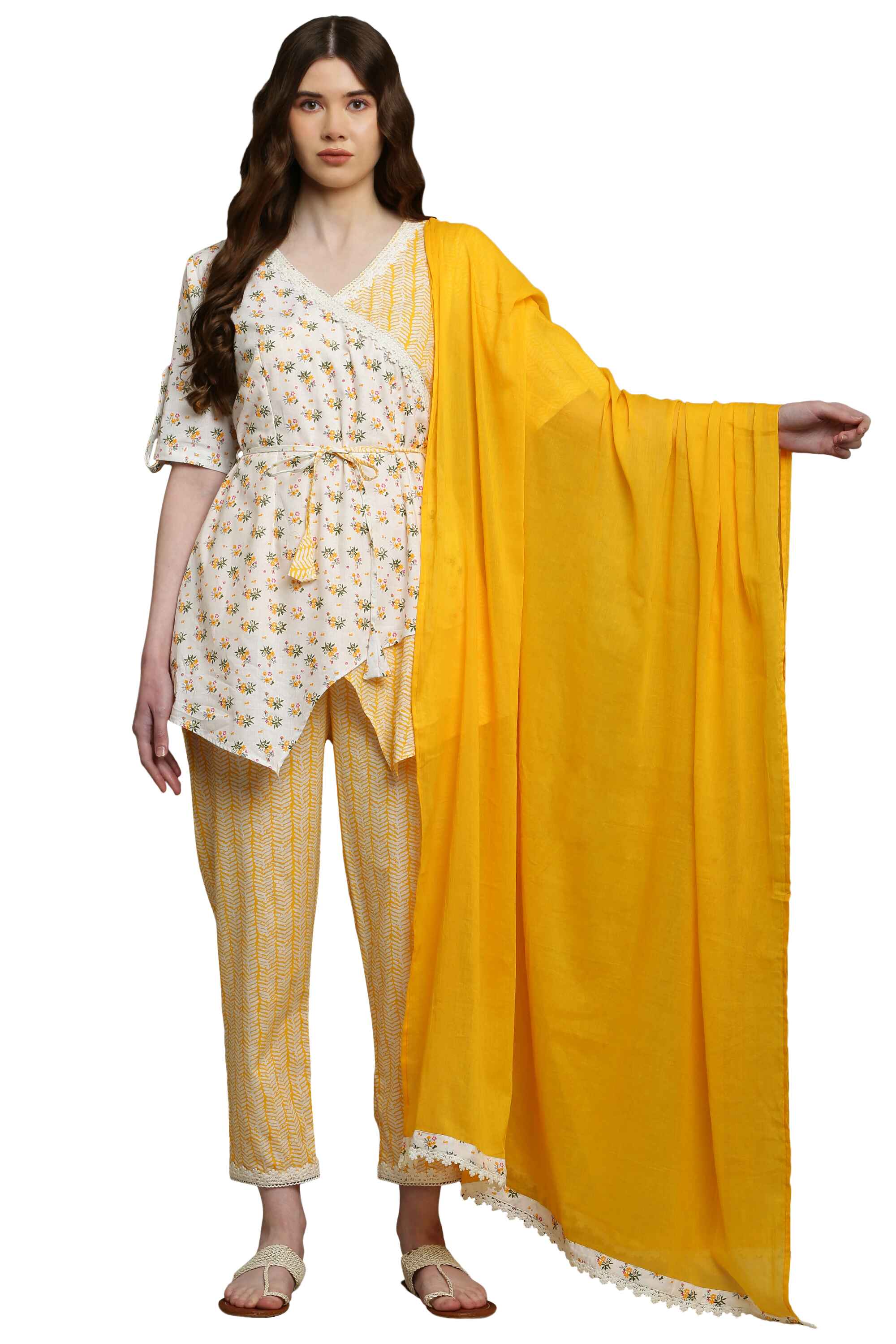 Kurti Pant Dupatta Set 