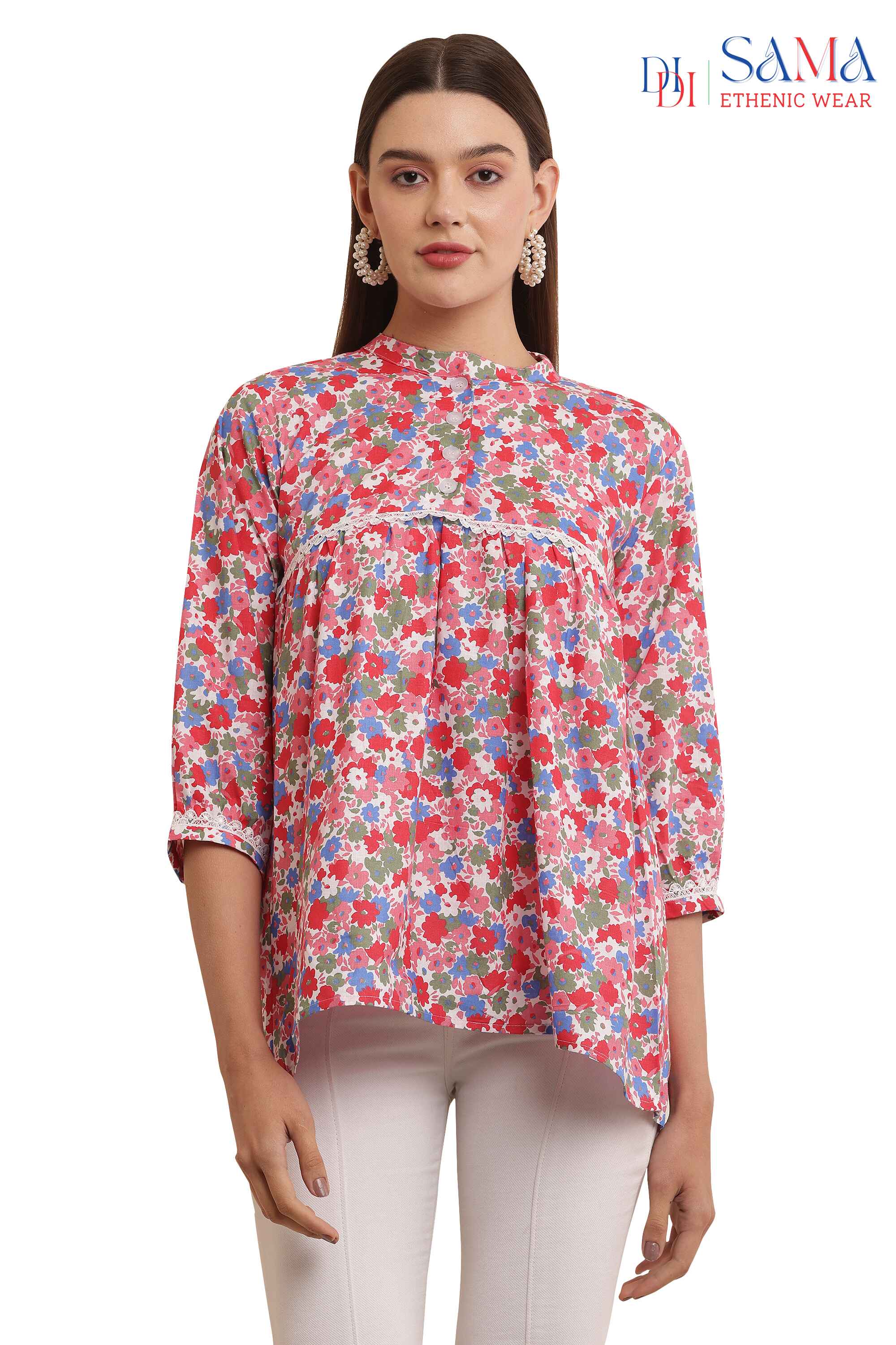 Tunic Peach Floral 