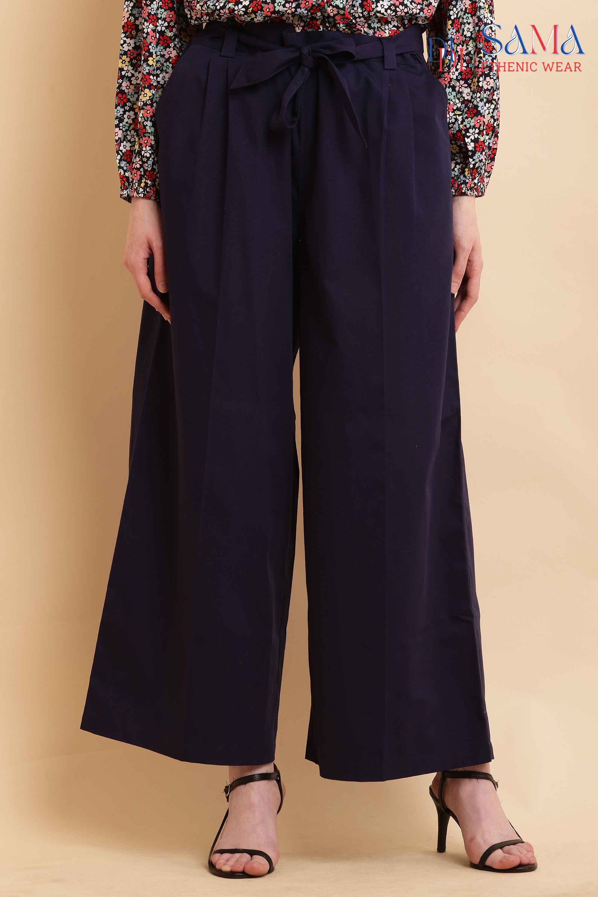 Designer Tie Cotton Pant