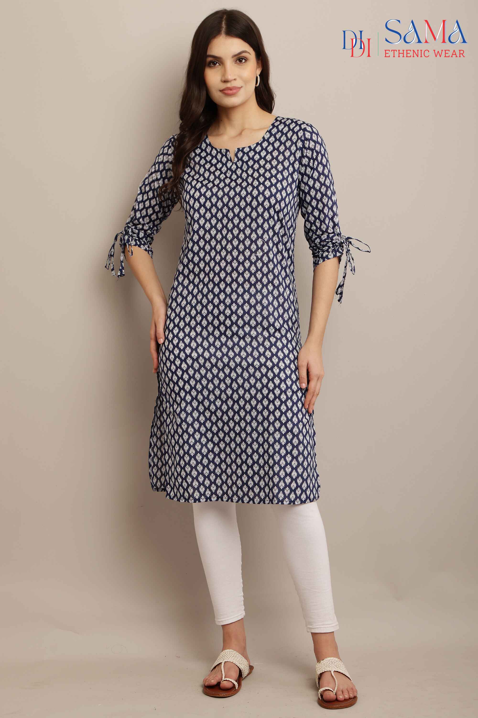 Designer Straight Printed Kurti 